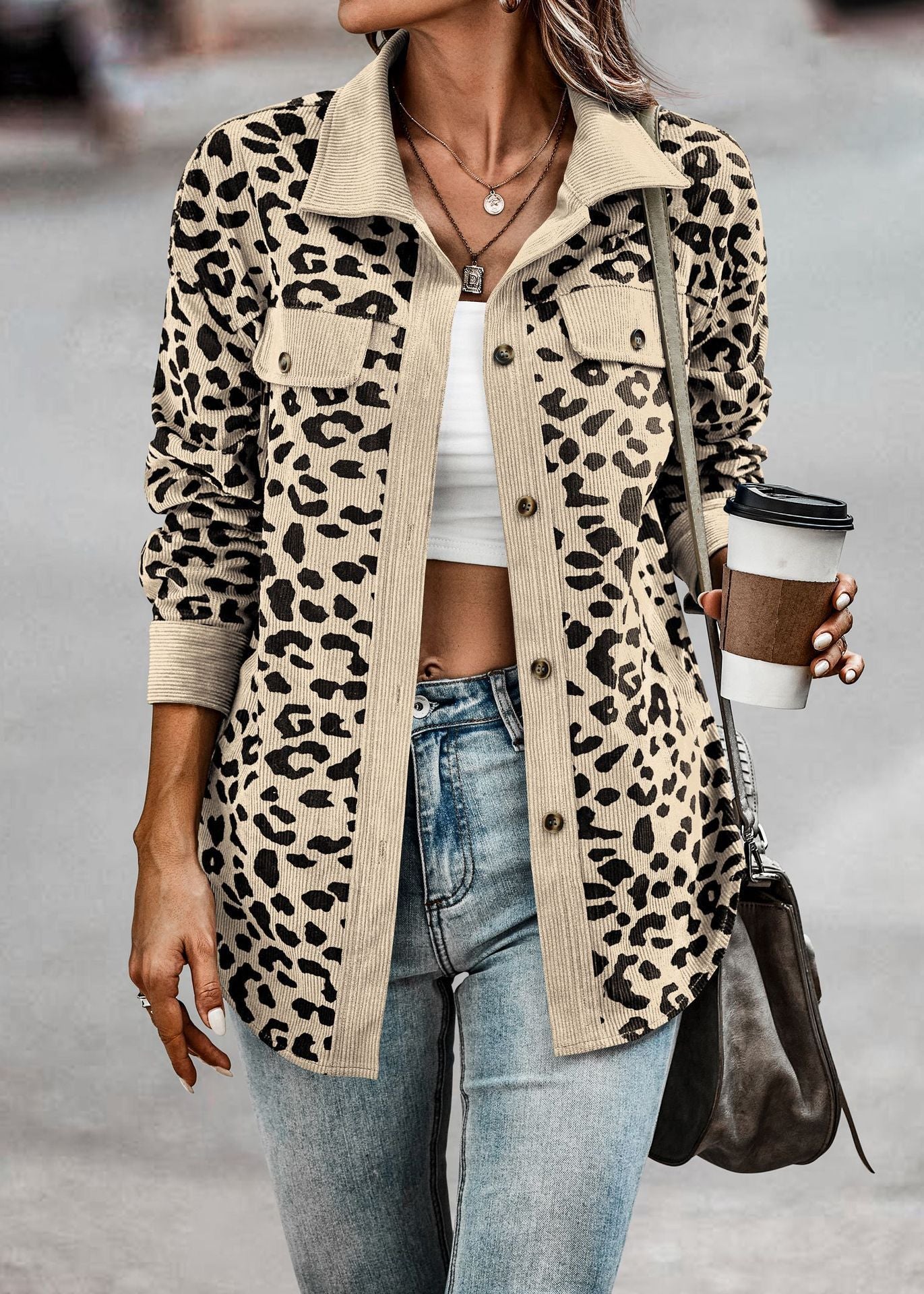 Yuria | Dschungel Chic Leopard Jacke