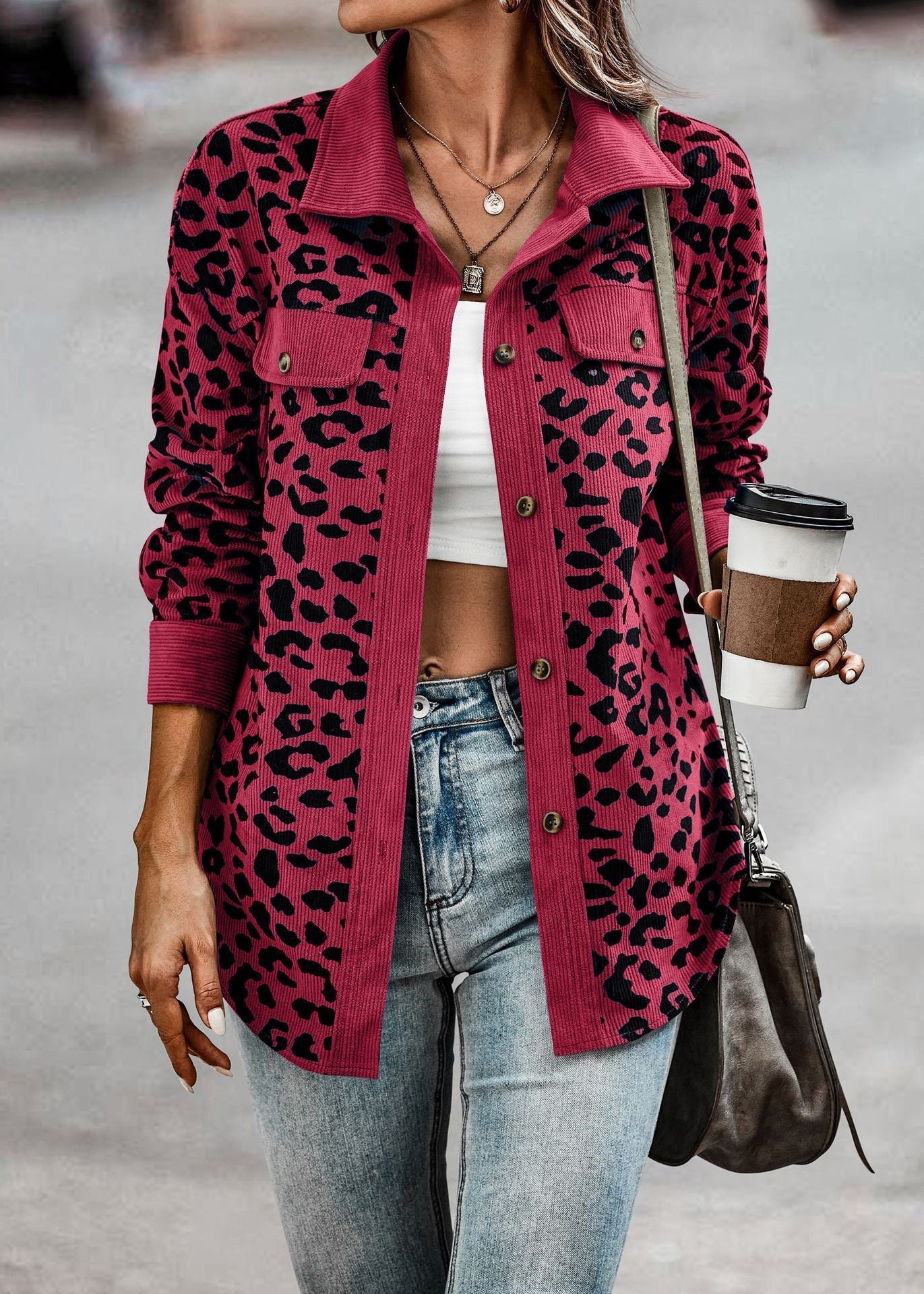 Yuria | Dschungel Chic Leopard Jacke