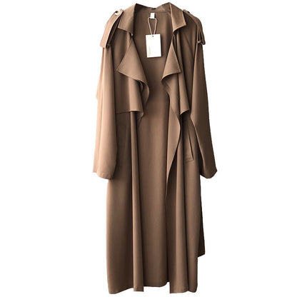 Damen Retro Baggy Trenchcoat für den Winter - Maria