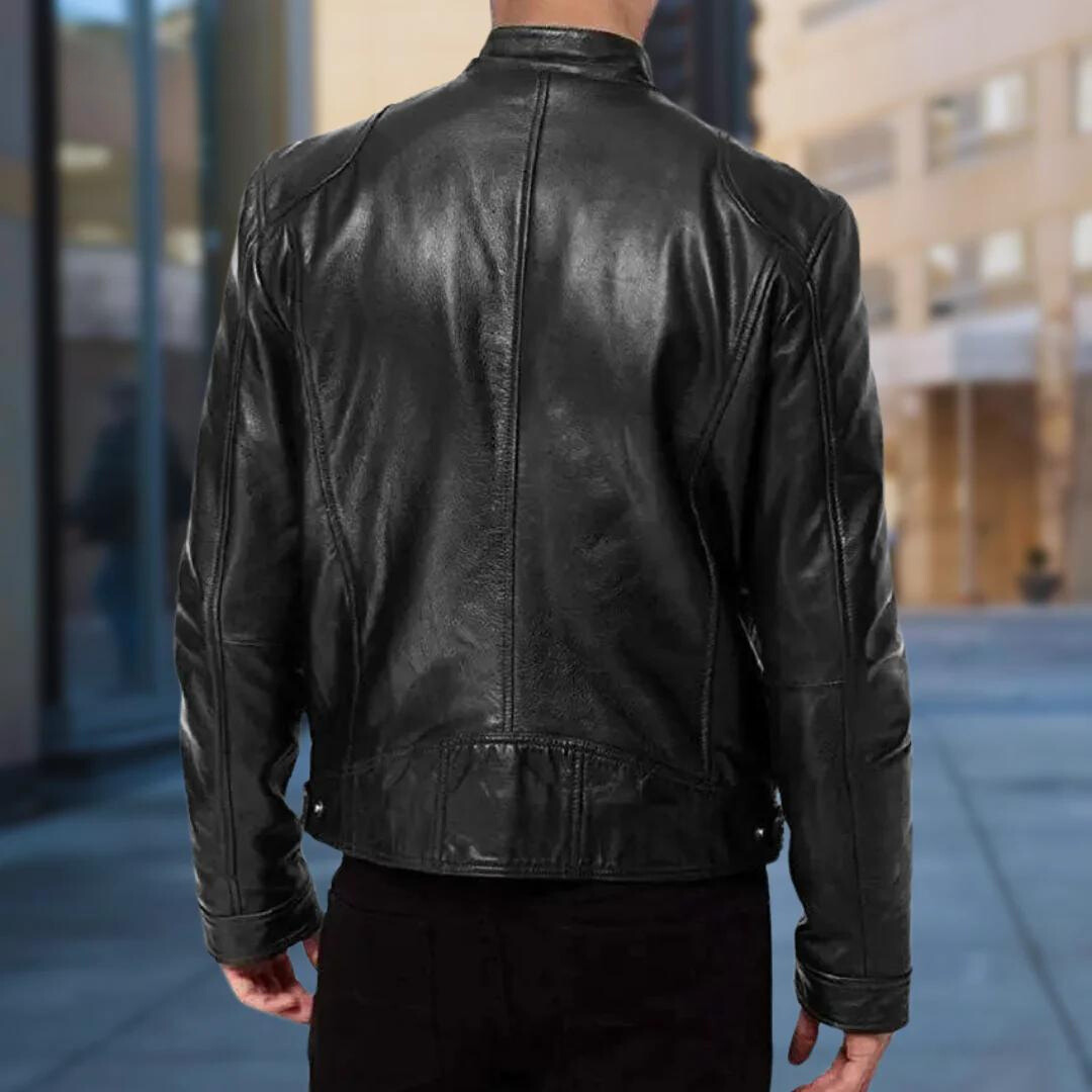 Wilhelm | Premium Herren Lederjacke aus echtem Leder