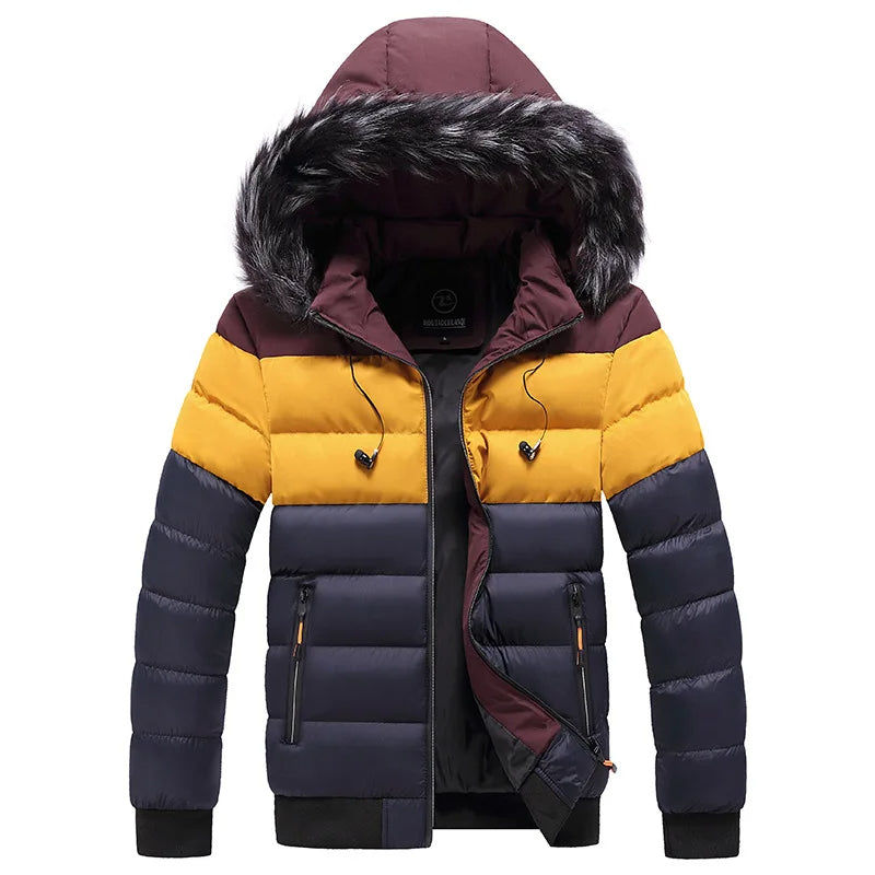 Bonafita Thermo-Winterjacke mit Fellkapuze