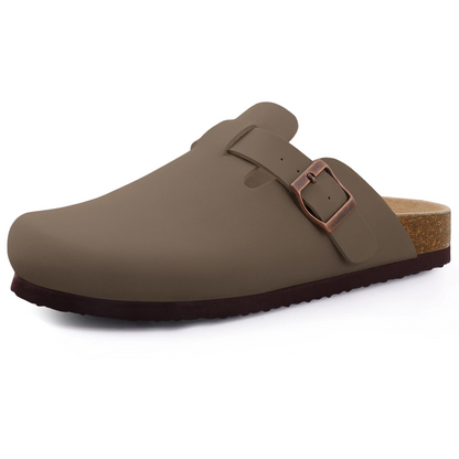 Robuste Wildleder-Clogs - Charmie