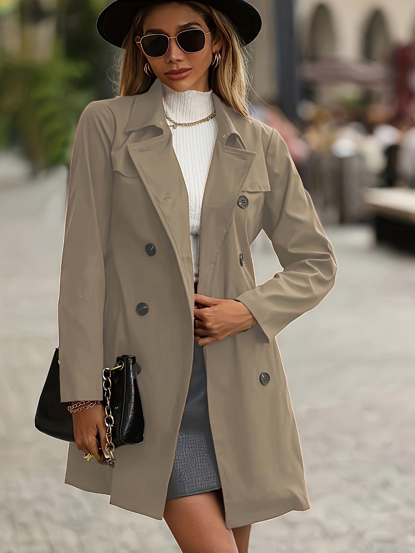 Stylischer Winter-Trenchcoat für Frauen - Myrthe