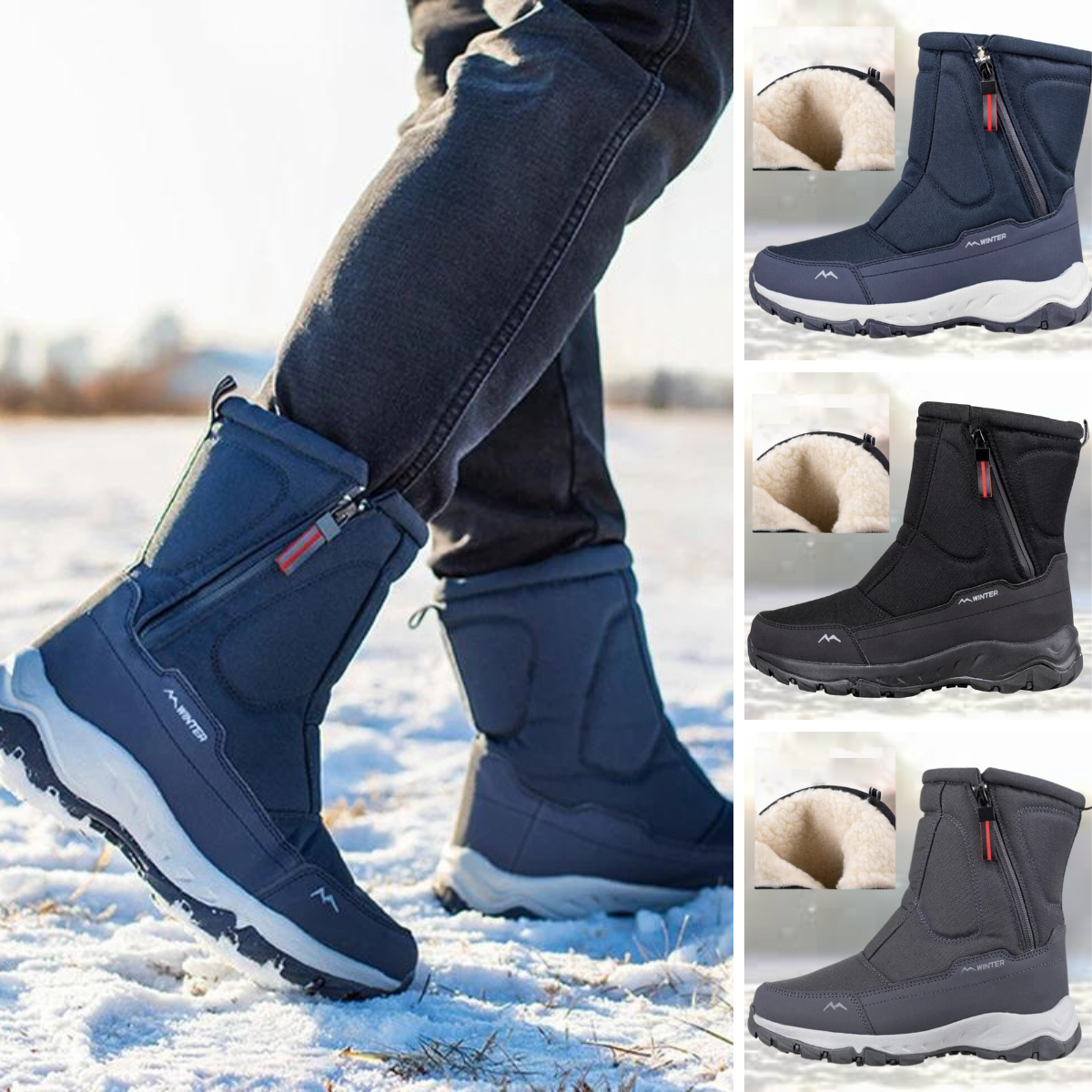 Lillie - Modische Schneestiefel bis zur Wade