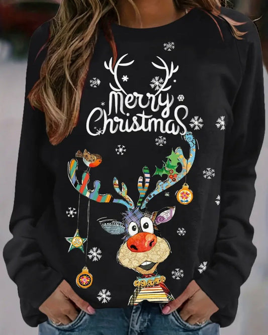 "Merry Christmas" Pullover - Celia