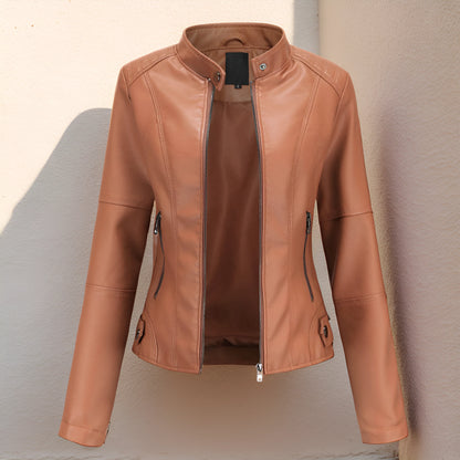 Stylische Lederjacke für Frauen - Grissel