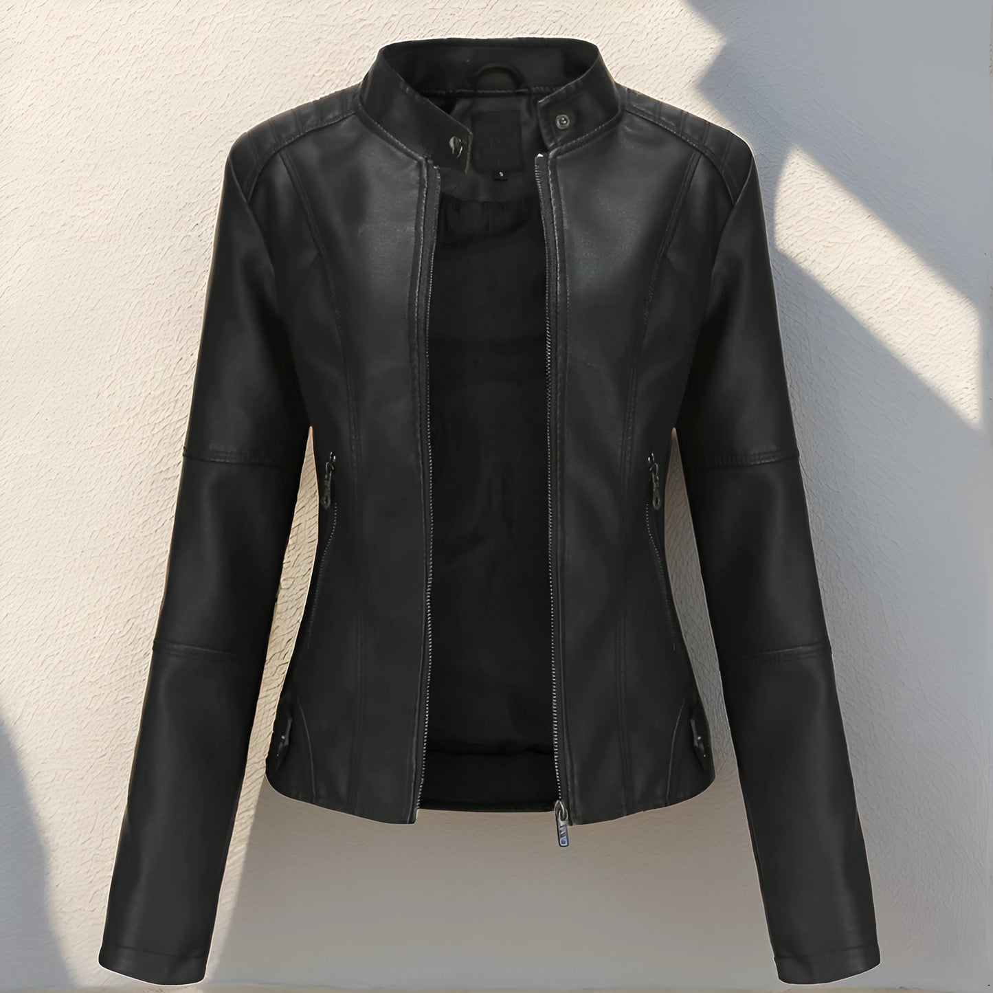 Stylische Lederjacke für Frauen - Grissel