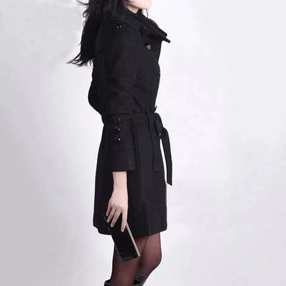 Elegante Damen Winter Trenchcoat - Tanja