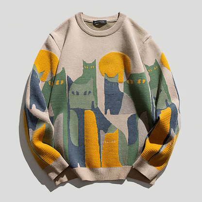 Unisex-Katzenpullover - Quinn