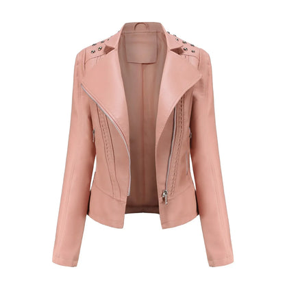 Stylische Slim Lederjacke - Doutzen