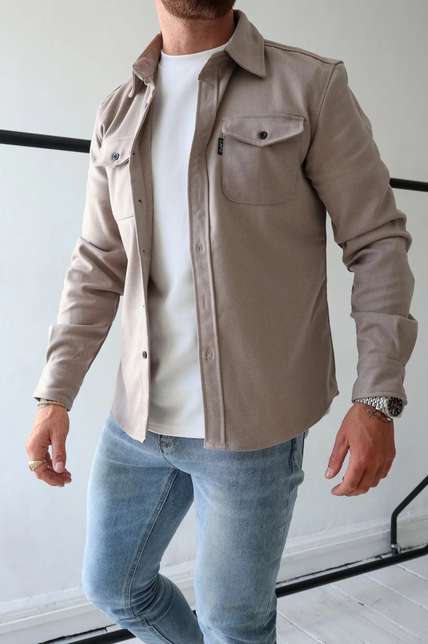 Moderne Hemdjacke für Männer - Azan