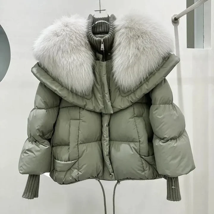 Warme Winterjacke aus Pelz für Frauen - Lien