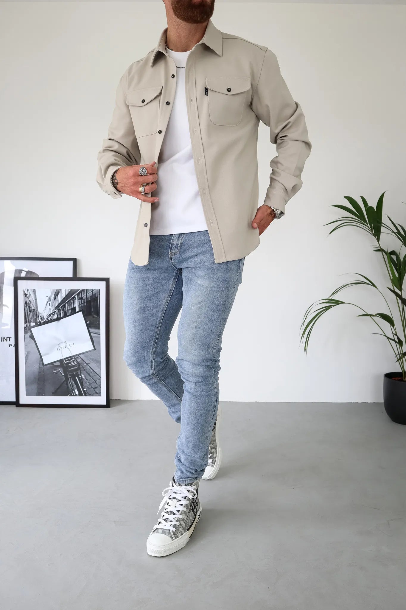 Moderne Hemdjacke für Männer - Azan